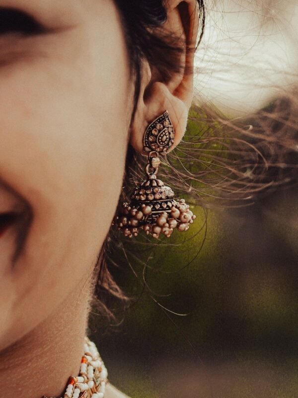 Chandni Temple Jhumka Earrings